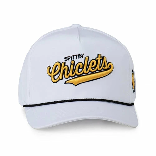 Flash Sale π Spittin Chiclets Spittin' Chiclets Varsity Rope Snapback Hat - White π