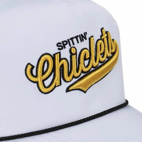 Flash Sale π Spittin Chiclets Spittin' Chiclets Varsity Rope Snapback Hat - White π - Image 4