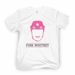 Deals 😍 Pink Whitney Leaf Helmet Short Sleeve Tee - White 😍