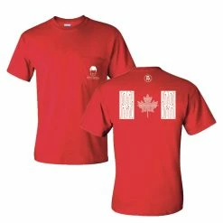 Promo 🤩 Spittin Chiclets Flag Short Sleeve Pocket Tee - Red ❤️