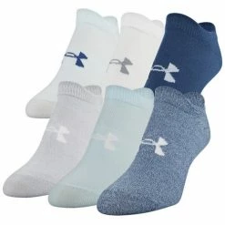 Best Pirce 🔥 Under Armour Essential 2.0 👩 Women's No Show Liner 🧦 Socks ✔️
