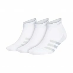 Outlet 🎉 Adidas SL Stripe 3 Men's Low Cut 🧦 Socks - 3-Pack - White 🎉