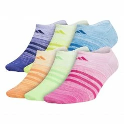 Outlet 😍 Adidas Multi Space Dye 👩 Women's No Show 🧦 Socks - 6-Pack 👍
