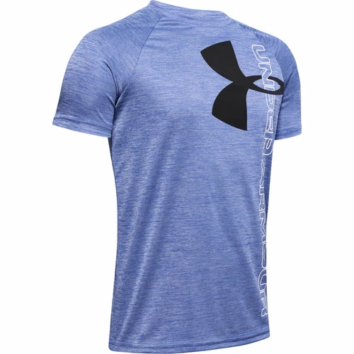 Wholesale ✨ Under Armour Tech Split Logo Boy's Hybrid Tee ⭐ - Image 5