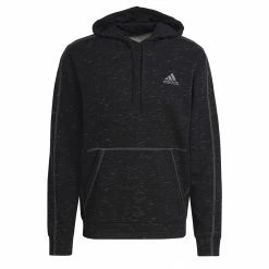 Discount 😀 Adidas Mélange Embroidered Small Logo Men's Hoodie 🎉