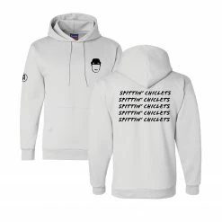 Outlet 💯 Spittin Chiclets Repeat Hoodie - White/Black ✨