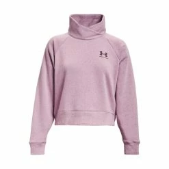 Flash Sale ❤️ Under Armour UA Rival Fleece Wrap Neck 👩 Women's Sweater ⌛