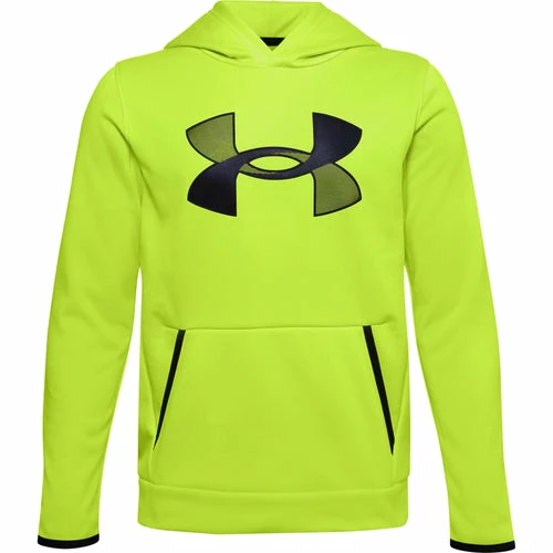 Budget π Under Armour Armour Fleece Big Logo Boys' Hoodie 𧨠- Image 4