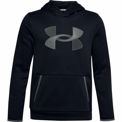 Budget π Under Armour Armour Fleece Big Logo Boys' Hoodie 𧨠- Image 7