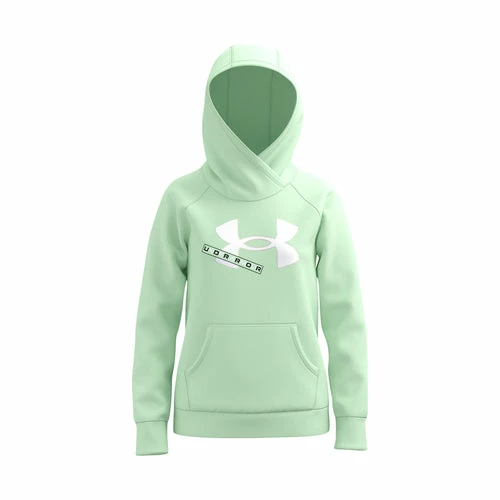 Cheapest π Under Armour UA Rival Fleece Logo π§ Girls' Hoodie 𧨠- Image 2