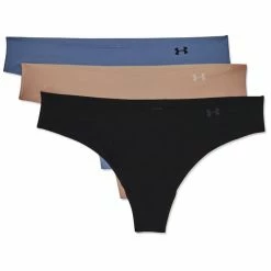 Best Pirce 👍 Under Armour Pure Stretch 👩 Women's Thong Underwear- 3-Pack ✔️