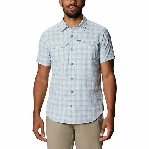 Flash Sale π Columbia Silver Ridge Short Sleeve Men's Seersucker π Shirt βοΈ - Image 4