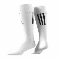 Hot Sale ⌛ Adidas Santos Soccer Sock 18 - White/Black ✔️