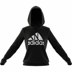 Cheapest 🔔 Adidas BL Ft 👩 Women's Hoodie - Black/White 🤩