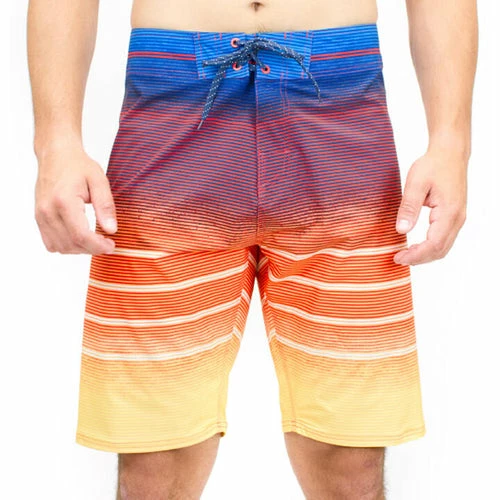 Best Sale β€οΈ Burnside Striped Men's Boardshorts π - Image 2