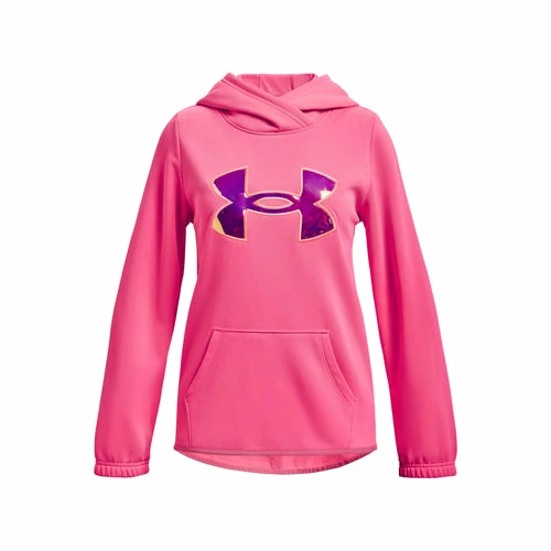 Brand new π Under Armour Armour Fleece Iridescent Big Logo π§ Girls' Hoodie π - Image 3