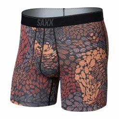 Buy 👍 SAXX Quest Boxer Brief With Fly - Red Solar Stripe 🧨