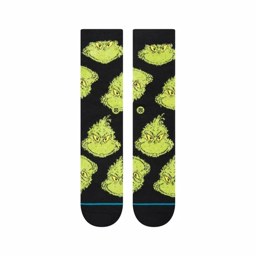 Cheap π Stance Grinch Mean One Crew 𧦠Socks π - Image 2