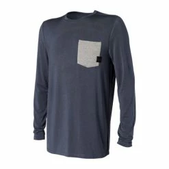 New ✔️ SAXX Sleepwalker Men's Long Sleeve Pocket Tee 😉