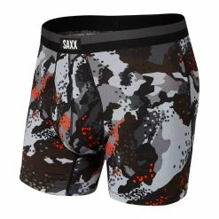 Best Sale 💯 SAXX Sport Mesh Boxer Briefs With Fly - Red Code Graffiti ✔️